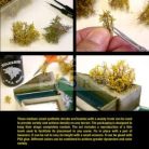 AK-Interactice LATE SUMMER GREEN SHRUBBERIES -Realisztikus bokrok diorámákhoz-figurákhoz AK8172