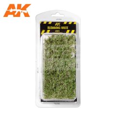   AK-Interactice BLOMMING WHITE SHRUBBERIES  -Realisztikus bokrok diorámákhoz-figurákhoz AK8174