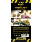 AK-Interactice BLOMMING WHITE SHRUBBERIES  -Realisztikus bokrok diorámákhoz-figurákhoz AK8174