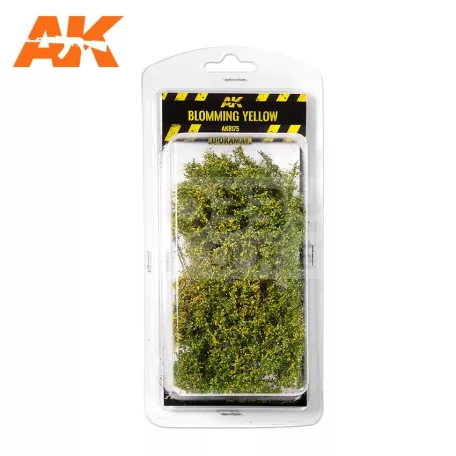 AK-Interactice BLOMMING YELLOW SHRUBBERIES -Realisztikus bokrok diorámákhoz-figurákhoz AK8175