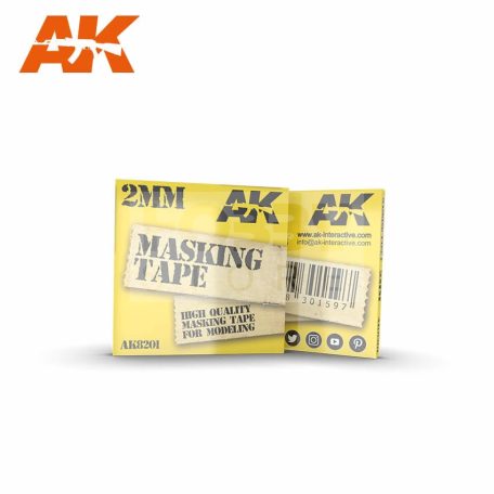 AK-Interactive maszkoló szalag 2 mm-18m (MASKING TAPE: 2MM) AK8201