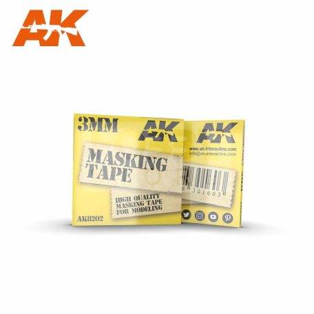 AK-Interactive maszkoló szalag 3 mm-18m (MASKING TAPE: 3MM) AK8202