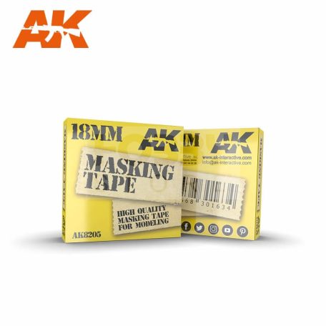 AK-Interactive maszkoló szalag 18 mm-18m (MASKING TAPE: 18MM) AK8205