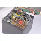 AK-Interactive RED WARGAME TUFTS - Fűcsomók diorámához AK8240