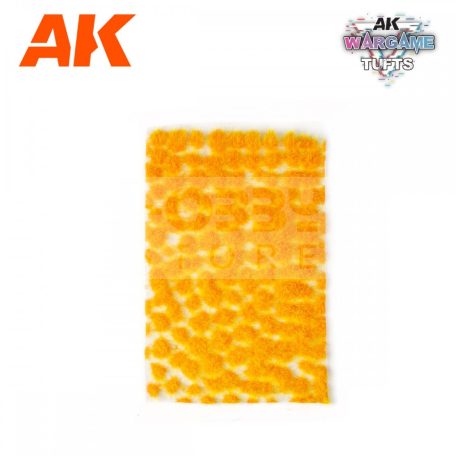 AK-Interactive ORANGE & YELLOW WARGAME TUFTS - Fűcsomók diorámához AK8241