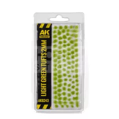   AK-Interactive LIGHT GREEN TUFTS 2MM - Fűcsomók diorámához AK8243