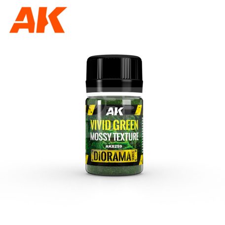 AK-Interactive VIVID GREEN MOSSY TEXTURE - Moha textúra diorámához AK8259