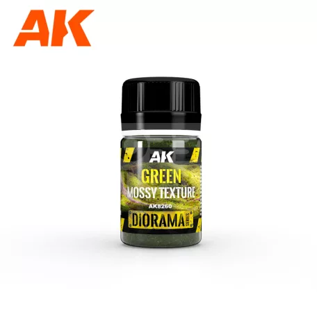 AK-Interactive GREEN MOSSY TEXTURE - Moha textúra diorámához AK8260
