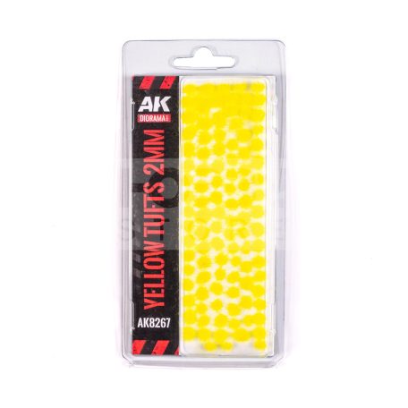 AK-Interactive YELLOW FANTASY TUFTS 2MM - Fűcsomók diorámához-figurákhoz AK8267