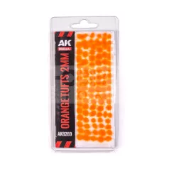   AK-Interactive ORANGE FANTASY TUFTS 2MM - Fűcsomók diorámához-figurákhoz AK8269