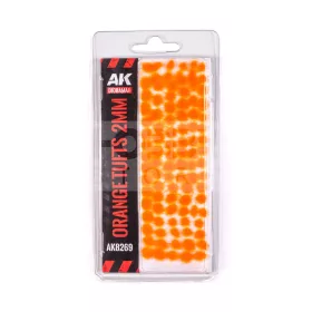   AK-Interactive ORANGE FANTASY TUFTS 2MM - Fűcsomók diorámához-figurákhoz AK8269
