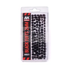   AK-Interactive BLACK FANTASY TUFTS 2MM - Fűcsomók diorámához-figurákhoz AK8271