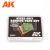 AK-Interactive MIXED GRIT SANDING PADS SET 4 UNITS. - csiszolószivacs makettezéshez AK9021