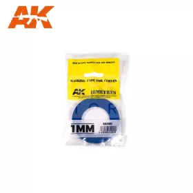   AK-Interactive hajlítható maszkoló szalag 1 mm-18m (MASKING TAPE FOR CURVES 1MM) AK9181