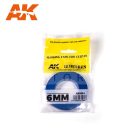 AK-Interactive hajlítható maszkoló szalag 6 mm-18m (MASKING TAPE FOR CURVES 6MM) AK9184