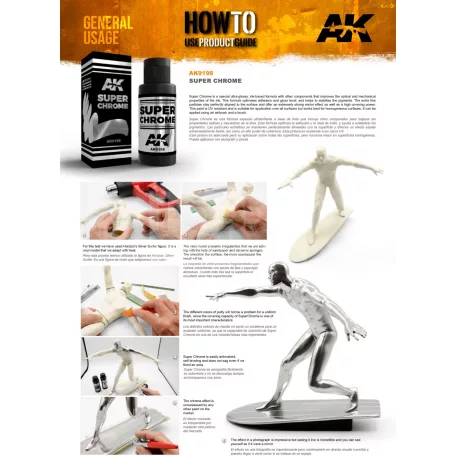 AK-Interactive SUPER CHROME - króm színű metál festék AK9198