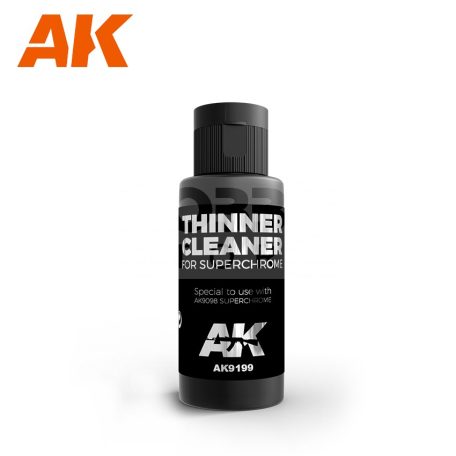 AK-Interactive THINNER SUPER CHROME - Hígító és tisztító AK Super Chrome festékhez AK9199