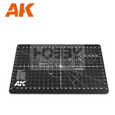   AK-Interactive DOUBLE SIDE CUTTING MAT (A5) - A5-ös méretű vágólap modellezéshez AK9313