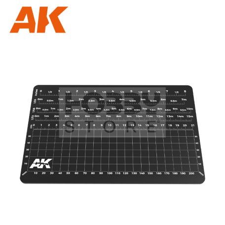 AK-Interactive DOUBLE SIDE CUTTING MAT (A5) - A5-ös méretű vágólap modellezéshez AK9313
