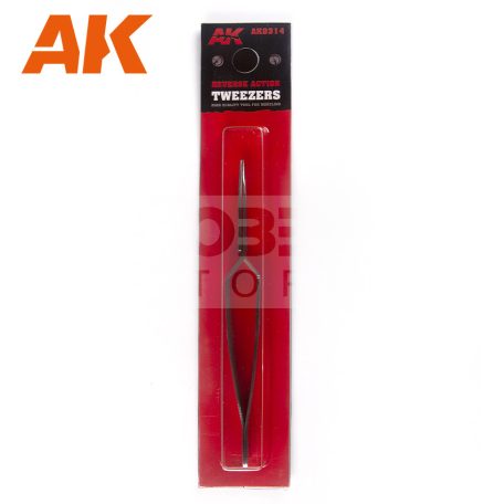 AK-Interactive Egyenes végű inverz csipesz makettezéshez (REVERSE ACTION TWEEZER) AK9314