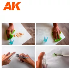   AK-Interactive ATOMIZER CLEANER FOR ACRYLIC 125ml - tisztító folyadék akril festékhez AK9315
