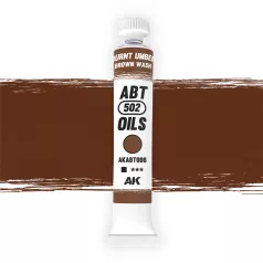   AK Interactive - Burnt Umber/Brown Wash olajfesték 20 ml - AKABT006