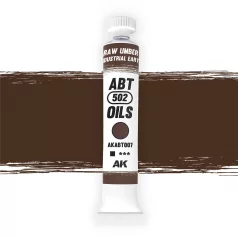   AK Interactive - RAW UMBER - Nyers umbra színű  olajfesték 20 ml - AKABT007