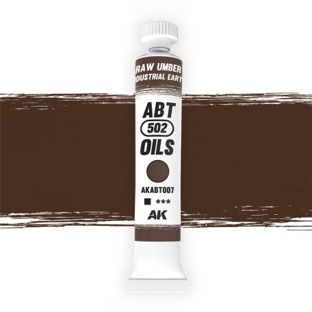AK Interactive - RAW UMBER - Nyers umbra színű  olajfesték 20 ml - AKABT007