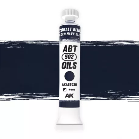 AK Interactive - Cobalt Blue/Faded Navy Blue - Fakult tengerészkék színű  olajfesték 20 ml - AKABT030