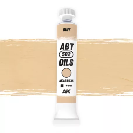 AK Interactive - BUFF - Barnássárga színű  olajfesték 20 ml - AKABT035
