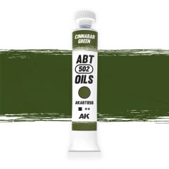   AK Interactive - CINNABAR GREEN - Olivazöld színű  olajfesték 20 ml - AKABT050