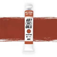   AK Interactive - RED OCHRE/LIGHT RUST - Világos rozsda színű  olajfesték 20 ml - AKABT060
