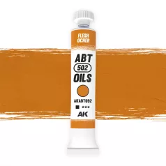   AK Interactive - FLESH OCHER - Okker színű  olajfesték 20 ml - AKABT092