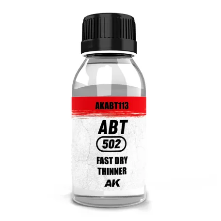 AK Interactive - FAST DRY THINNER - Gyors száradású szagtalan hígító 100ml AKABT113
