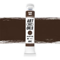   AK Interactive - DARK MUD - Sötét sár színű olajfesték 20 ml - AKABT130