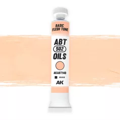  AK Interactive - BASIC FLESH TONE - Alap bőrtónus színű olajfesték 20 ml - AKABT140