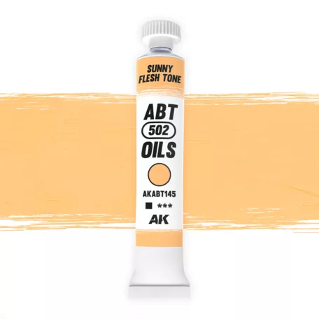 AK Interactive - SUNNY FLESH TONE - Világos bőrtónus színű olajfesték 20 ml - AKABT145