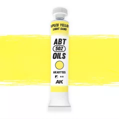  AK Interactive - NAPLES YELLOW/LIGHT SAND - Világos homok színű olajfesték 20 ml - AKABT155