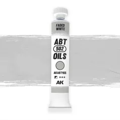   AK Interactive - FADED WHITE - Fakult fehér színű olajfesték 20 ml - AKABT165