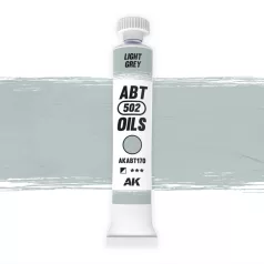   AK Interactive - LIGHT GREY - Világosszürke színű olajfesték 20 ml - AKABT170