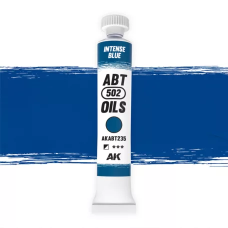 AK Interactive - Intense Blue - Intenzív kék színű olajfesték 20 ml - AKABT235