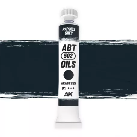 AK Interactive - PAYNES GREY - Szürke színű olajfesték 20 ml - AKABT255