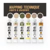 AK Interactive - MAPPING TECHNIQUE LIGHTS AND SHADOWS SET - olajfesték szett 6X20 ml - AKABT303