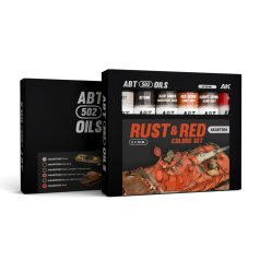   AK Interactive - RUST AND RED COLORS SET - olajfesték szett 6X20 ml - AKABT304