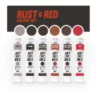 AK Interactive - RUST AND RED COLORS SET - olajfesték szett 6X20 ml - AKABT304