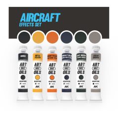   AK Interactive - AIRCRAFT EFFECTS SET - olajfesték szett 6X20 ml - AKABT305