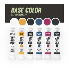   AK Interactive - BASE COLOR ALTERATION SET - olajfesték szett 6X20 ml - AKABT308