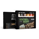 AK Interactive - LEATHER AND WOOD COLORS SET - olajfesték szett 6X20 ml - AKABT311