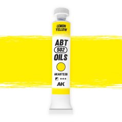   AK Interactive - LEMON YELLOW - Citromsárga színű  olajfesték 20 ml - AKABT530