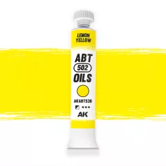   AK Interactive - LEMON YELLOW - Citromsárga színű  olajfesték 20 ml - AKABT530